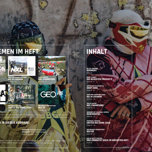 Paintball Sports Magazin 03/2024 – Fotografen dieser Ausgabe