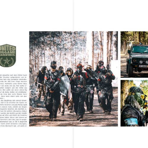 Paintball Sports Magazin 03/2024 – United Big Game Mahlwinkel mit Fotografien von Hans Wagner